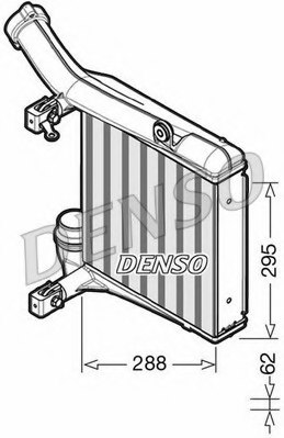 DENSO DIT28012 Intercooler, charger